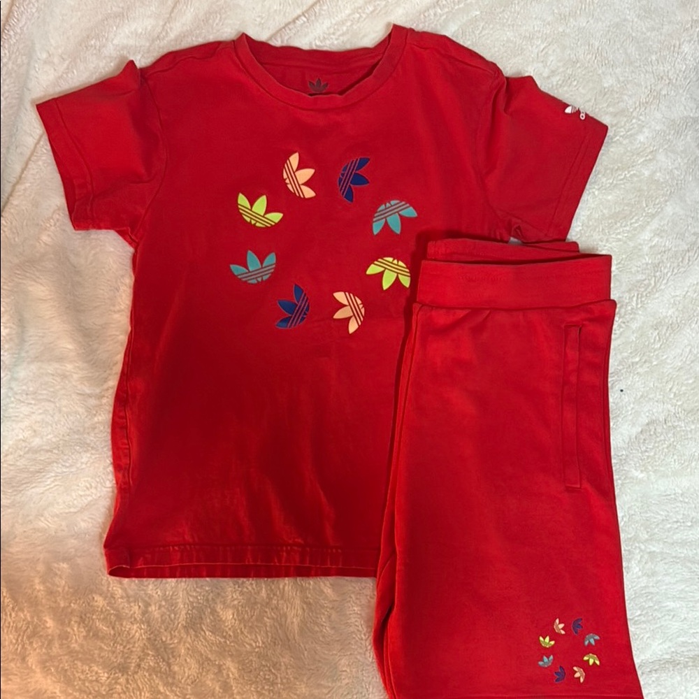 Adidas Red Matching Set
